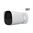 iGET SECURITY EP26 White - WiFi bateriová FullHD kamera, IP65, zvuk,samostatná a pro alarm M5-4G CZ