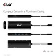 Club3D Dokovací stanice USB-C, 8-in-1 MST Dual 4K60Hz, Display Travel Dock