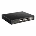 D-Link DGS-1100-24PV2 24-port Gigabit Smart switch, 12x GbE PoE+, PoE 100W