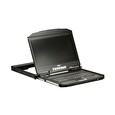 ATEN 1U Ultra Short Depth Single Rail WideScreen LCD Console (USB / VGA)