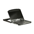 ATEN 1U Ultra Short Depth Single Rail WideScreen LCD Console (USB / VGA)