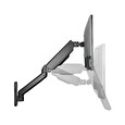 DIGITUS Nástěnný držák pro monitory s jednou plynovou pružinou, 32", max. 9 kg, černý VESA 75x100