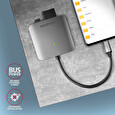 Axagon CRE-S3C, USB-C 3.2 Gen 1 - SUPERSPEED čtečka karet 3-slot & lun SD/microSD/CF, podpora UHS-II