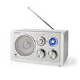 Rádio Nedis RDFM5110WT bílá / stříbrná
