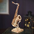 Hračka Robotime dřevěné 3D puzzle Saxofon