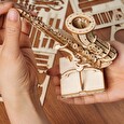 Hračka Robotime dřevěné 3D puzzle Saxofon