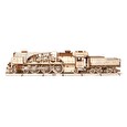 Hračka Ugears 3D dřevěné mechanické puzzle V-Express parní lokomotiva 4-6-2 s tendrem