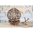 Hračka Ugears 3D dřevěné mechanické puzzle Květina
