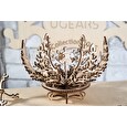 Hračka Ugears 3D dřevěné mechanické puzzle Květina