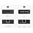 PremiumCord 4-port USB 2.0 extender po Cat5/Cat5e/Cat6 do 150m