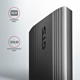 Axagon EEM2-GTS, USB-C 3.2 Gen 2 - M.2 NVMe SSD kovový THIN box, bezšroubkový
