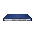 Planet SGS-6310-48P6XR L3 switch, 48x1Gb, 6x10Gb SFP+, 48x PoE 802.3at 740W, HW/IP stack, 2x power-in, VSF/Cluster