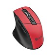 C-TECH Ergo WM-05/Ergonomická/Optická/Drátová USB/Červená