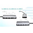 iTec USB 3.0 USB-C/Thunderbolt 3x Display Metal Nano Dock with LAN, PD 100 W