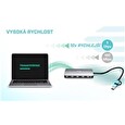 iTec USB 3.0 USB-C/Thunderbolt 3x Display Metal Nano Dock with LAN, PD 100 W