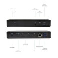 REPASE I-TEC USB-C / Thunderbolt 3 Triple Display Docking Station, Power Delivery 85W