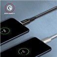Axagon BUCM-CM20AB, HQ kabel USB-C <-> USB-C, 2m, USB 2.0, PD 60W 3A, ALU, oplet, černý