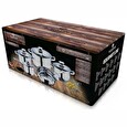 Sada nádobí Blaumann nerez 12 ks Gourmet Line nerez pánev BL-3165