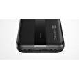 NATEC powerbanka TREVI SLIM 10000 mAh 2X USB-A + 1X USB-C, černá