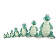 Hračka Nici plyš Krokodýl McDile 27 cm sedící, Green