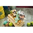 Hračka Nici plyš Krokodýl McDile 68 cm ležící, Green