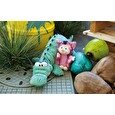 Hračka Nici plyš Krokodýl McDile 68 cm ležící, Green