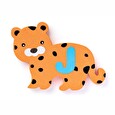 Puzzle Plastica pěnové Vodolepky zvířátka 26 ks