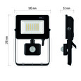 LED REFLEKTOR SIMPO 30W 2700LM PIR