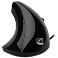 Adesso iMouse E1/ drátová myš/ vertikální ergonomická/ optická/ podsvícená/ 1000-1600 DPI/ USB/ černá
