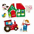 Puzzle Liscianigioch carotina Baby Duo - Farma