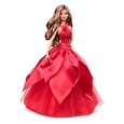 Panenka Mattel Barbie vánoční, černovláska