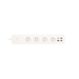 iGET HOME Power 4 USB - WiFi chytrá prodlužka 4x 230V + 4x USB, samostatná, měření spotřeby, 3680W