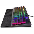Endorfy herní klávesnice Omnis Pudd.Kailh RD RGB /USB/ red switch / drátová / mechanická / US layout / černá RGB