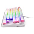 Endorfy herní klávesnice Thock TKL OWH Pudd.Kailh BL RGB /USB/ blue sw. / drátová / mechanická / US layout / bílá RGB