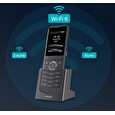 Linkvil W611W SIP WiFi telefon, 2,4" bar. LCD, WiFi6, IP67