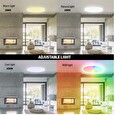 Tellur WiFi Smart LED kulaté stropní světlo, 24W, 3000-6500K + RGB , bílé