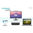 I-TEC USB-C HDMI + Dual DP Docking Station, Power Delivery 100W