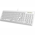 Genius Slimstar Q200 White/ Drátová/ USB/ bílá/ retro design/ CZ+SK layout