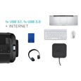 I-TEC Thunderbolt 3 Travel Dock Dual 4K Display with Power Delivery 60W + i-tec Universal Charger 77