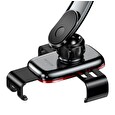 Baseus SUYL-F01 Metal Age Gravity Car Mount (Connecting Rod Type) Black