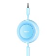 Baseus CAMJ010017 Bright Mirror Kabel 3v1 MicroUSB/USBC/Lightning 3,5A 1.1m Sky Blue