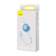 Baseus CAMJ010017 Bright Mirror Kabel 3v1 MicroUSB/USBC/Lightning 3,5A 1.1m Sky Blue
