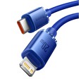 Baseus CAJY000203 Crystal Shine Series Datový Kabel USB-C - Lightning 20W 1,2m Blue