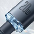 Baseus CAJY000203 Crystal Shine Series Datový Kabel USB-C - Lightning 20W 1,2m Blue