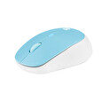 Natec optická myš HARRIER 2/1600 DPI/Kancelářská/Optická/1 600 DPI/Bezdrátová Bluetooth/Světle modrá