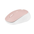 Natec optická myš HARRIER 2/1600 DPI/Kancelářská/Optická/1 600 DPI/Bezdrátová Bluetooth/Bílá-růžová