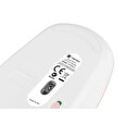 Natec optická myš HARRIER 2/1600 DPI/Kancelářská/Optická/1 600 DPI/Bezdrátová Bluetooth/Bílá-růžová