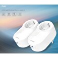 Tenda PH6 kit Powerline 2x Adapter, 1000 Mb/s, 2x GLAN, AV1000, Homeplug AV2, 230V, úsporný režim