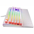 Endorfy herní klávesnice Omnis OWH Pudd.Kailh RD RGB /USB/ red switch / drátová / mechanická / US layout / bílá RGB