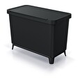 Odpadkový koš Prosperplast SYSTEMA 3x10l černý
